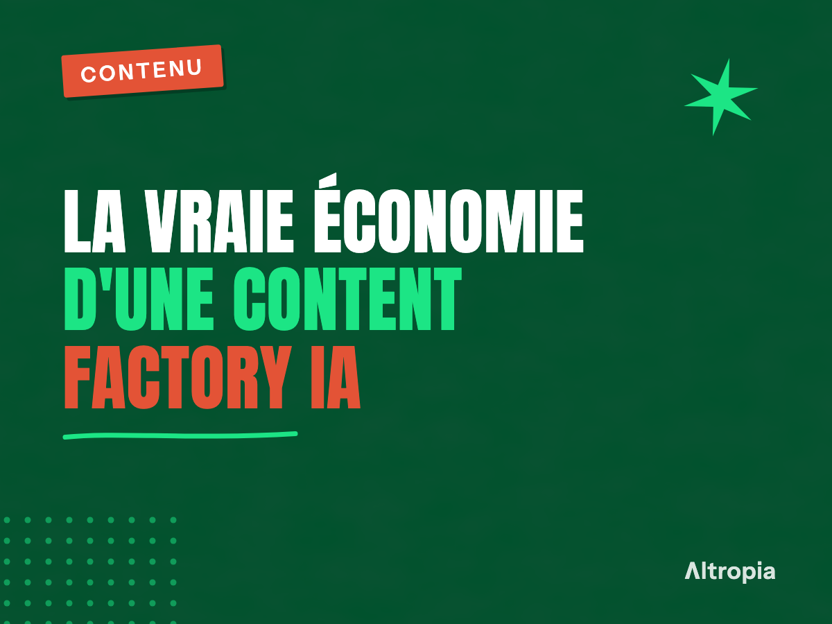 Content factory IA : coûts réels, pièges et méthode qui tient
