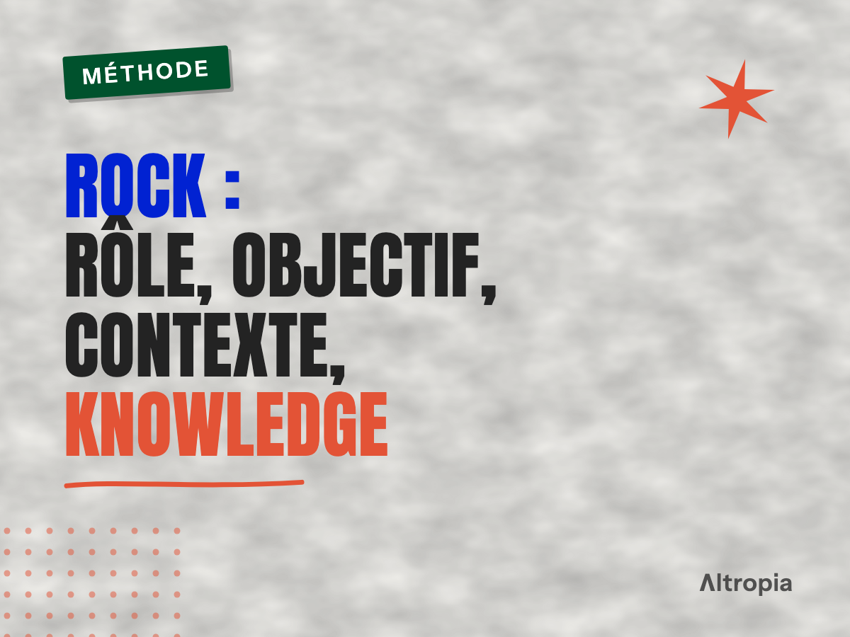 Structurer un prompt : la méthode ROCK, du brief au résultat